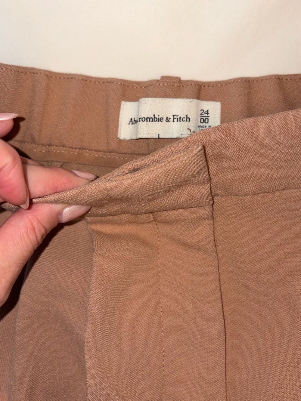Abercrombie & Fitch Caramel Tan Trousers